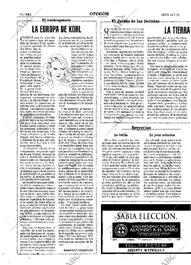 ABC MADRID 24-09-1998 página 16