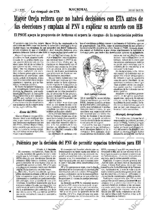 ABC MADRID 24-09-1998 página 22