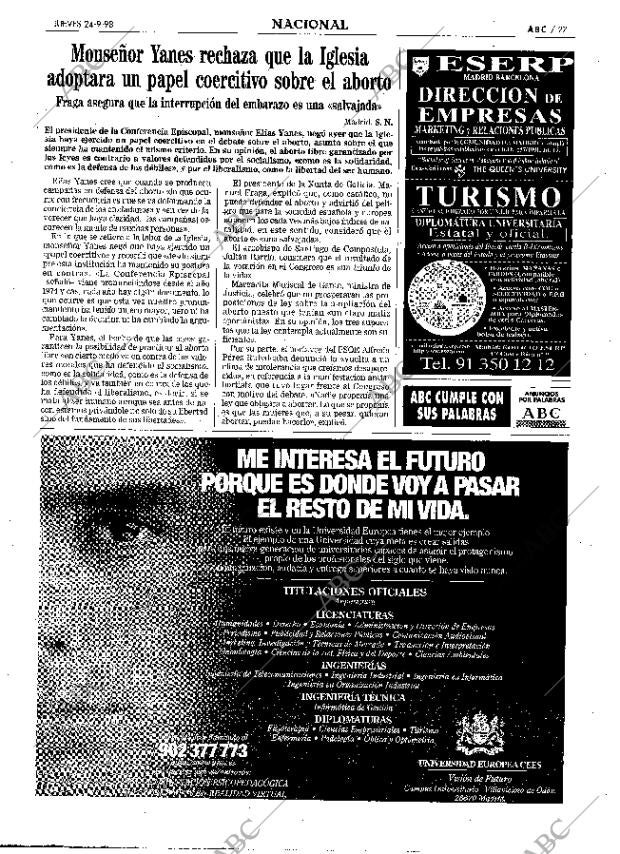 ABC MADRID 24-09-1998 página 27