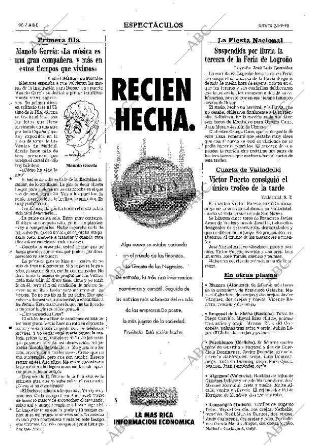 ABC MADRID 24-09-1998 página 90