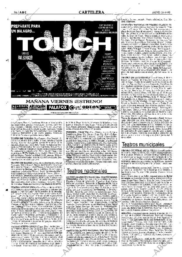 ABC MADRID 24-09-1998 página 94