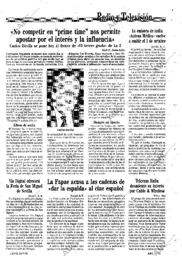 ABC SEVILLA 24-09-1998 página 115