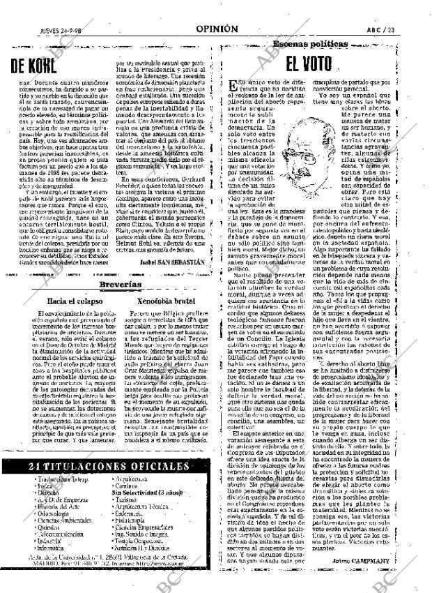 ABC SEVILLA 24-09-1998 página 23