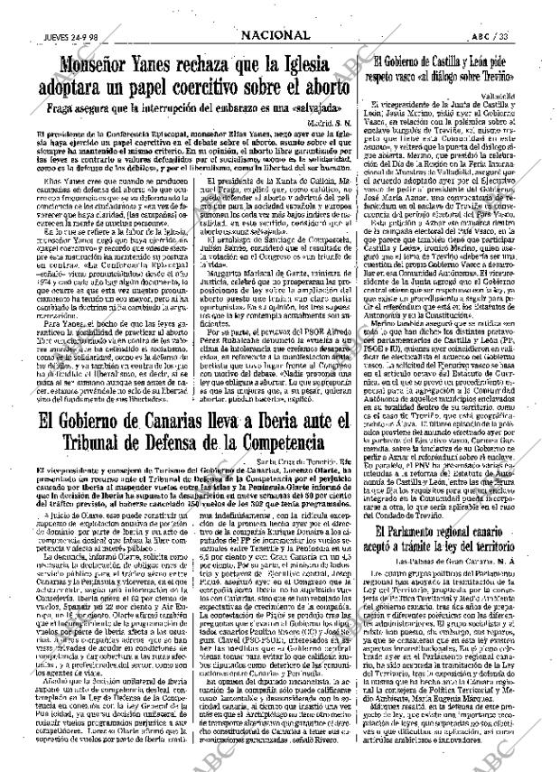 ABC SEVILLA 24-09-1998 página 33