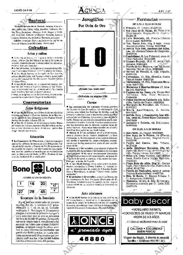ABC SEVILLA 24-09-1998 página 67