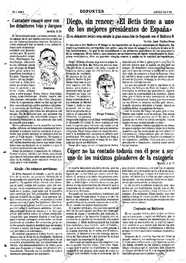ABC SEVILLA 24-09-1998 página 90