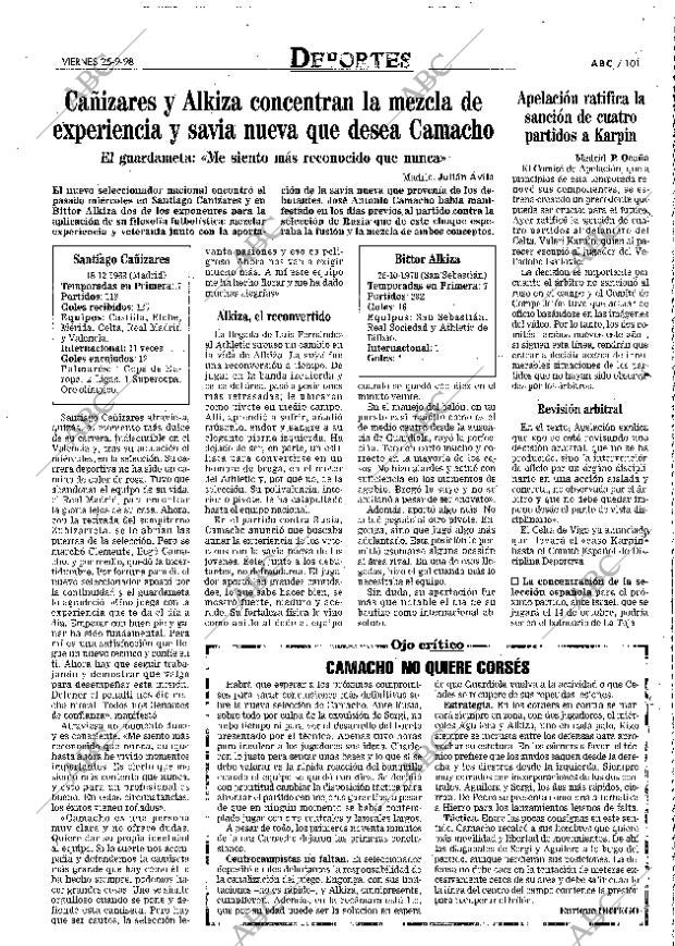 ABC MADRID 25-09-1998 página 101