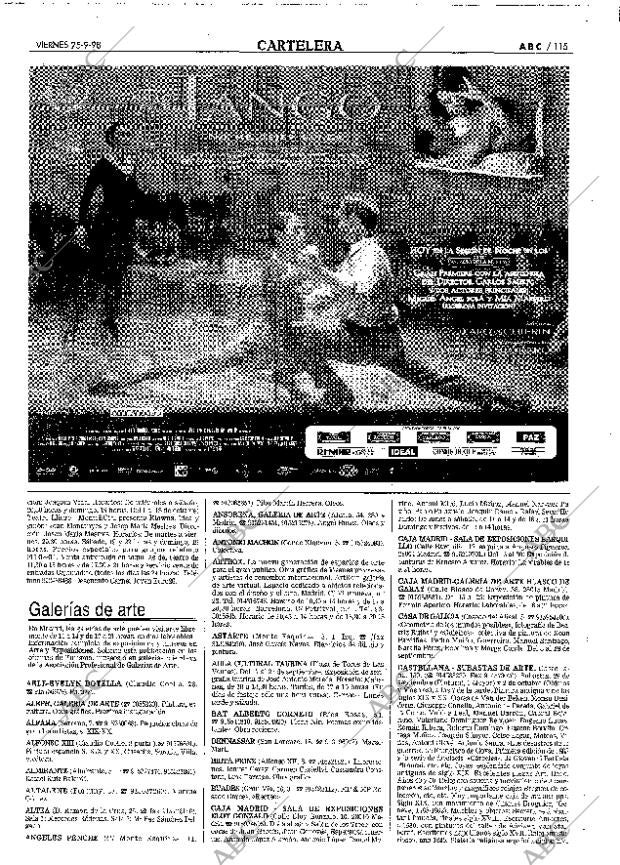 ABC MADRID 25-09-1998 página 115