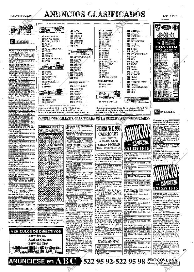 ABC MADRID 25-09-1998 página 129