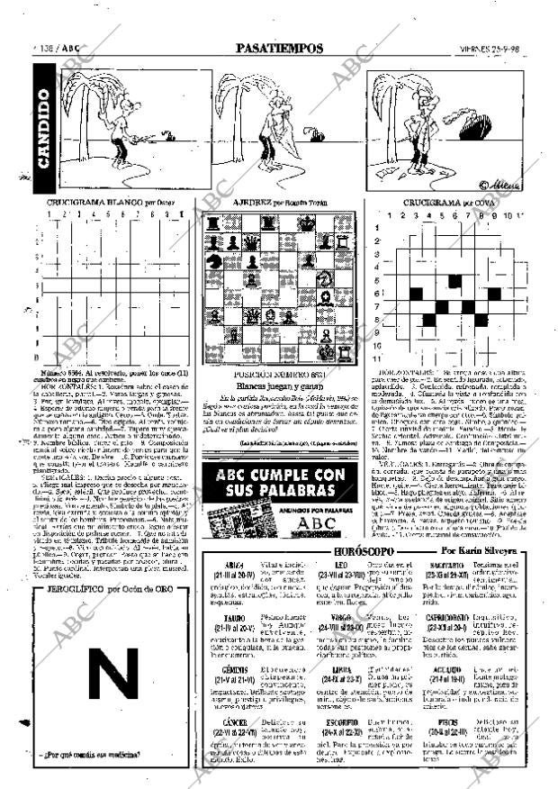 ABC MADRID 25-09-1998 página 138