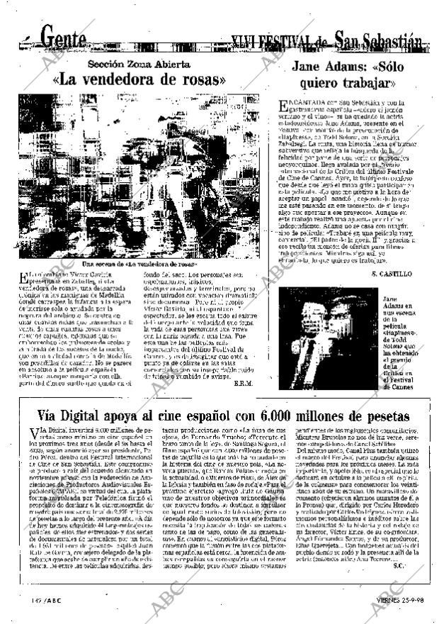 ABC MADRID 25-09-1998 página 142