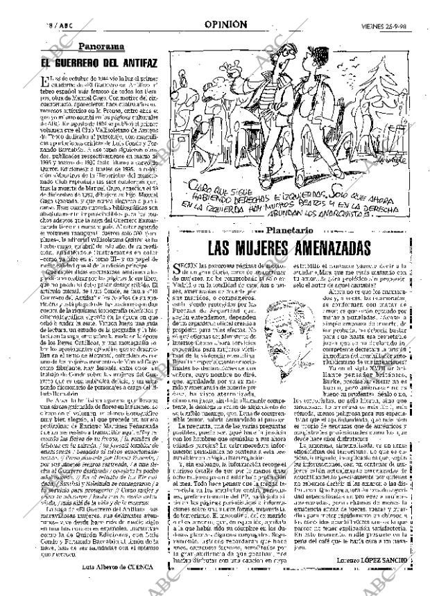 ABC MADRID 25-09-1998 página 18