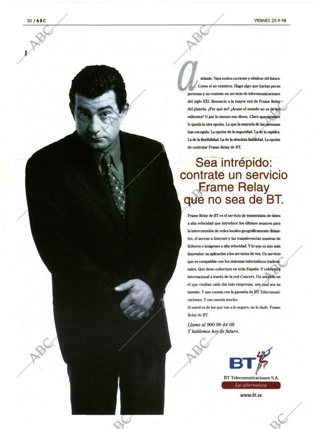 ABC MADRID 25-09-1998 página 20