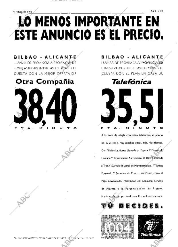 ABC MADRID 25-09-1998 página 31
