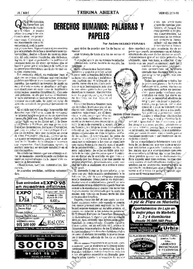 ABC MADRID 25-09-1998 página 38