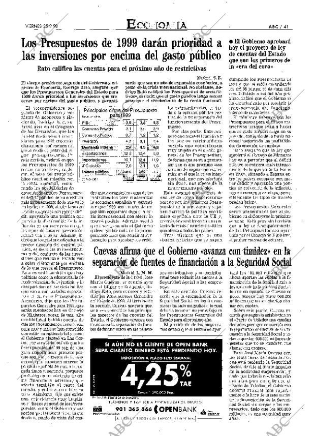 ABC MADRID 25-09-1998 página 41