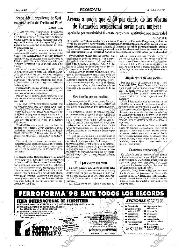 ABC MADRID 25-09-1998 página 44