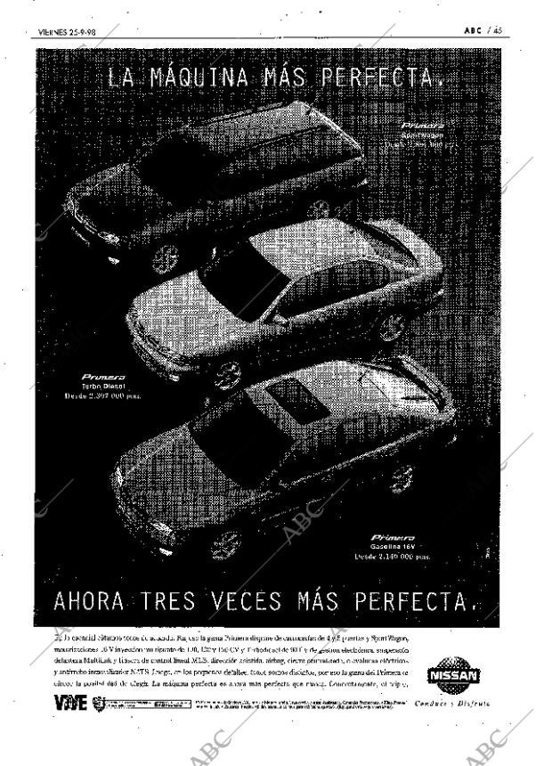 ABC MADRID 25-09-1998 página 45
