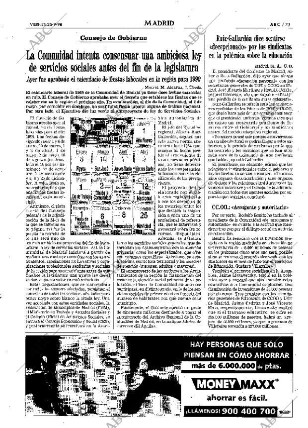 ABC MADRID 25-09-1998 página 73