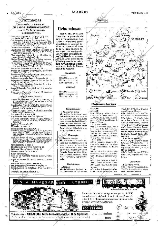 ABC MADRID 25-09-1998 página 82