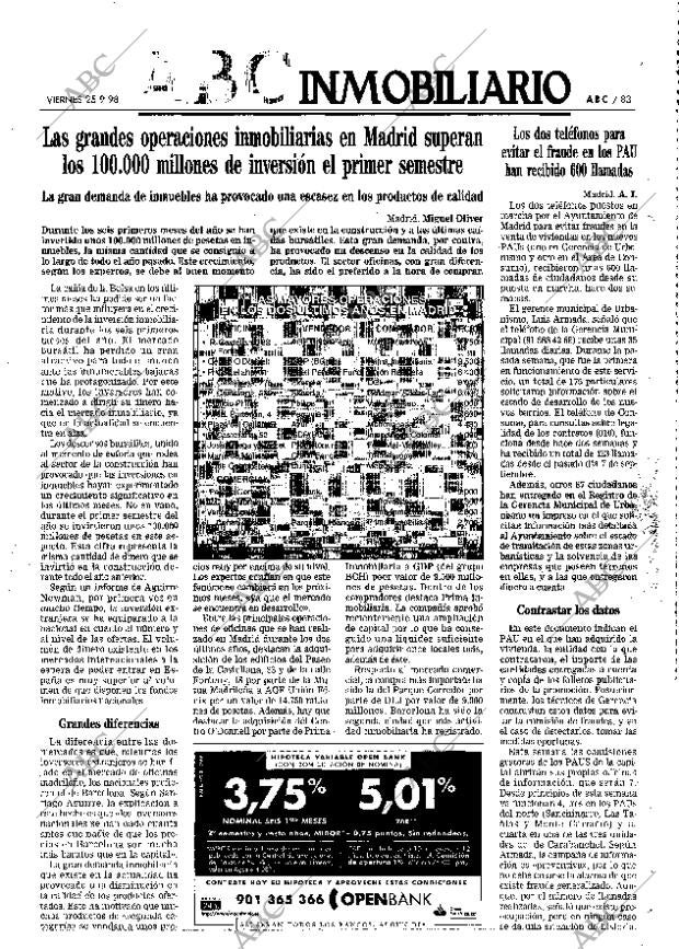 ABC MADRID 25-09-1998 página 83