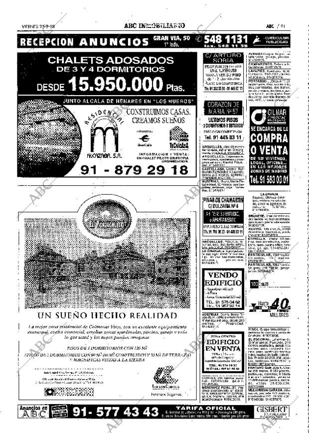ABC MADRID 25-09-1998 página 91