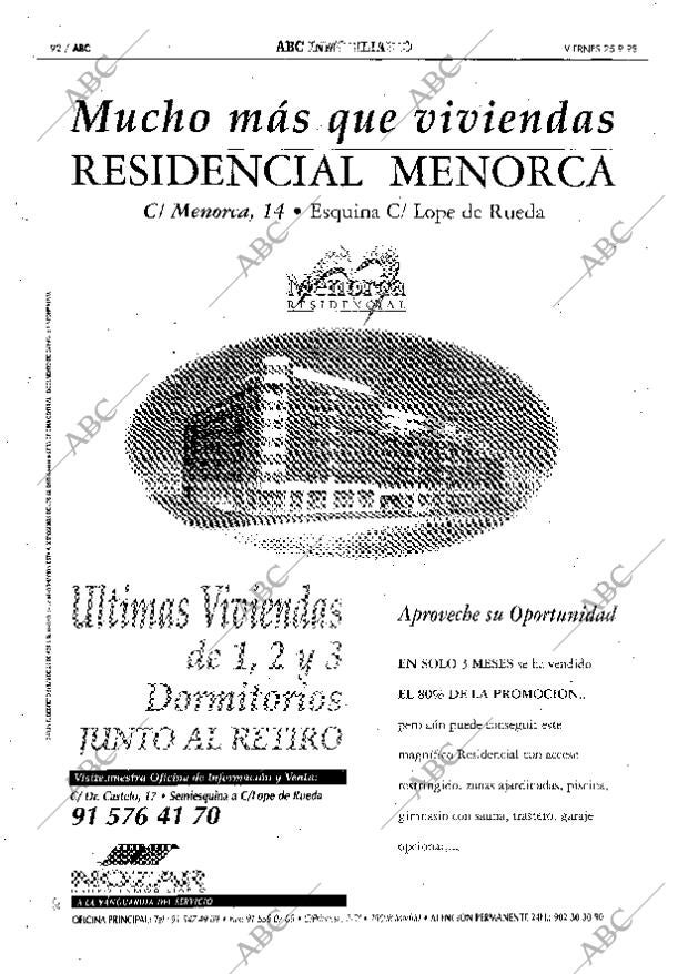 ABC MADRID 25-09-1998 página 92