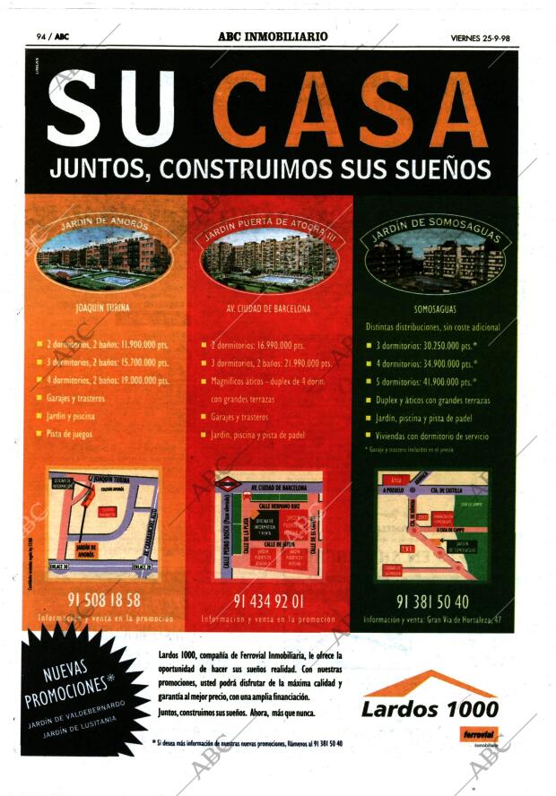 ABC MADRID 25-09-1998 página 94