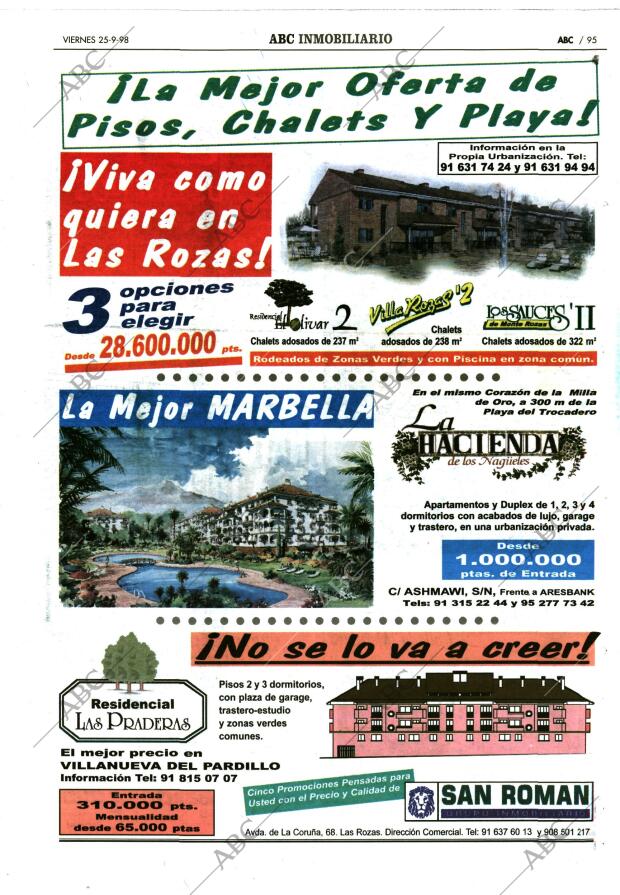 ABC MADRID 25-09-1998 página 95