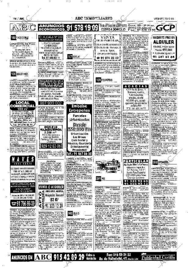 ABC MADRID 25-09-1998 página 98