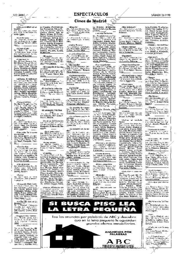 ABC MADRID 26-09-1998 página 102