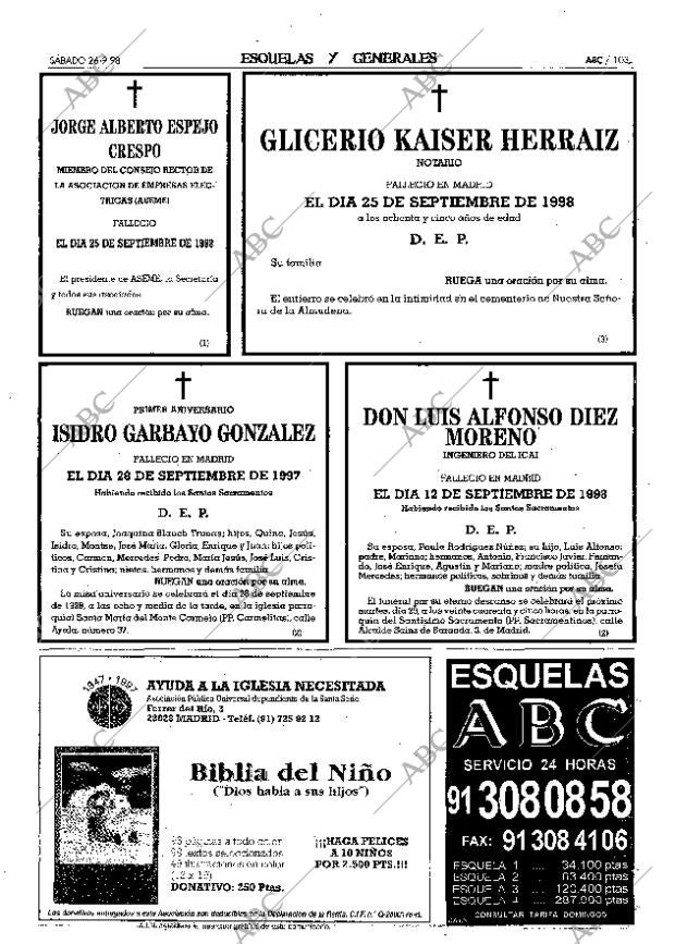 ABC MADRID 26-09-1998 página 103