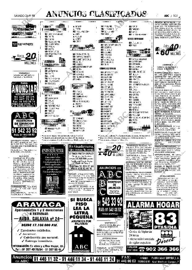 ABC MADRID 26-09-1998 página 105