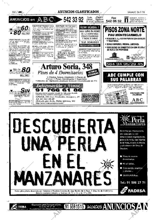 ABC MADRID 26-09-1998 página 106