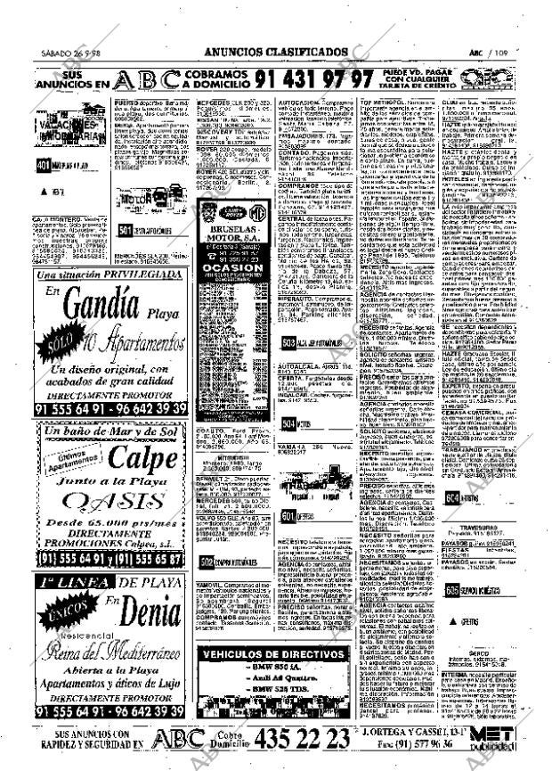 ABC MADRID 26-09-1998 página 109