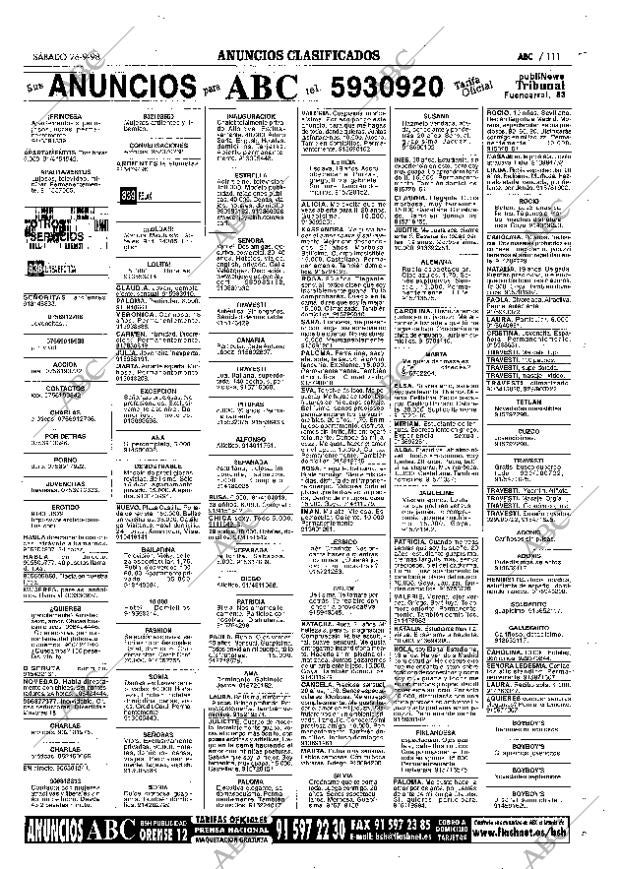 ABC MADRID 26-09-1998 página 111