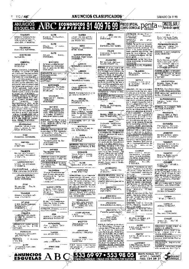 ABC MADRID 26-09-1998 página 112