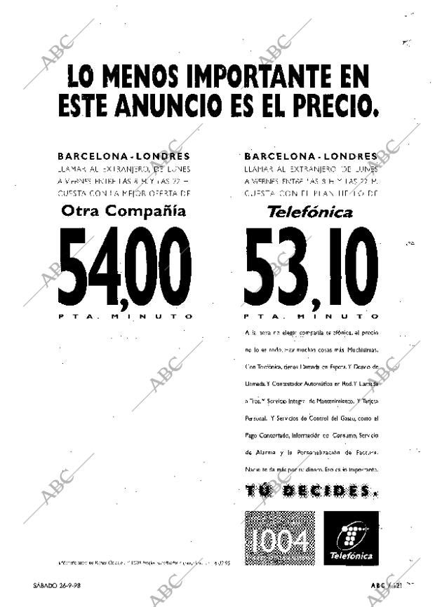 ABC MADRID 26-09-1998 página 121