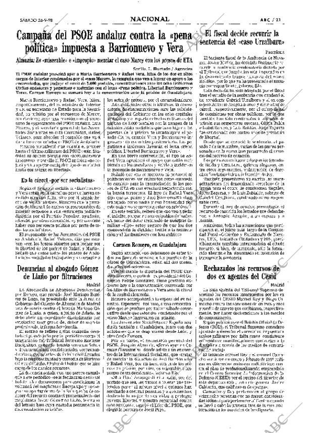 ABC MADRID 26-09-1998 página 23