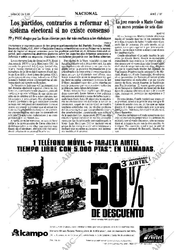 ABC MADRID 26-09-1998 página 27