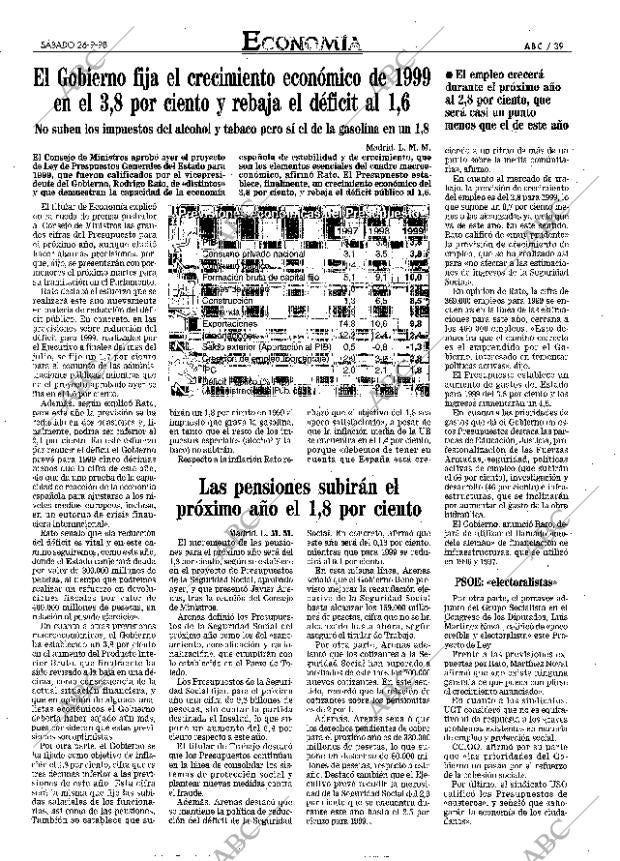 ABC MADRID 26-09-1998 página 39