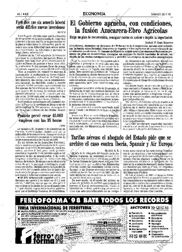 ABC MADRID 26-09-1998 página 42