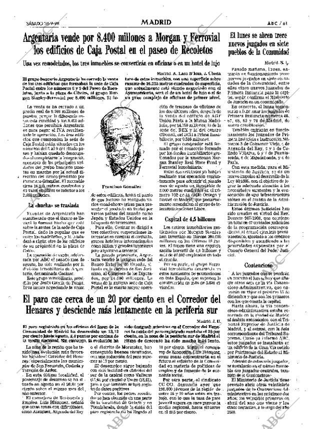 ABC MADRID 26-09-1998 página 61