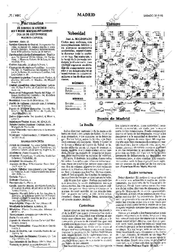 ABC MADRID 26-09-1998 página 70