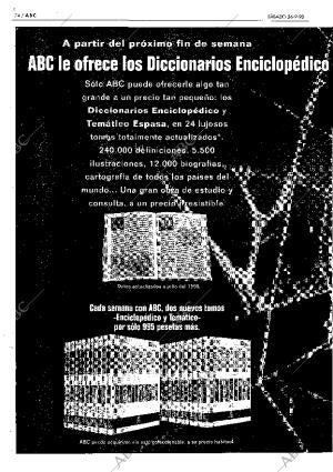 ABC MADRID 26-09-1998 página 74