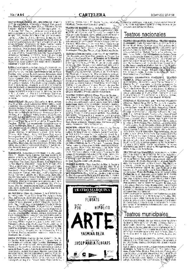 ABC MADRID 27-09-1998 página 106