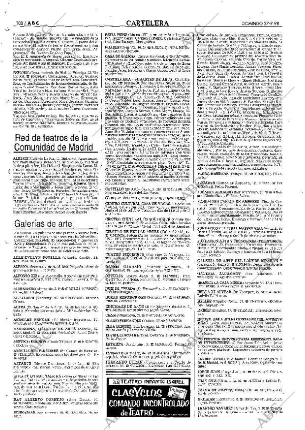 ABC MADRID 27-09-1998 página 108