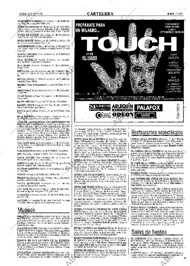 ABC MADRID 27-09-1998 página 109