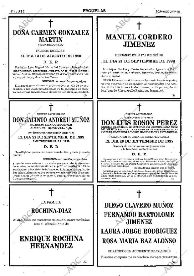 ABC MADRID 27-09-1998 página 114