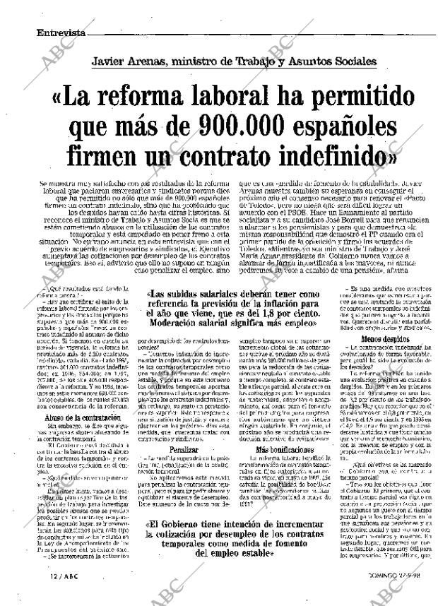 ABC MADRID 27-09-1998 página 12